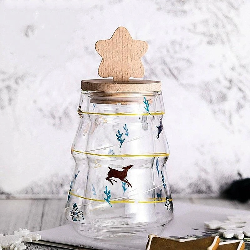 Customized hot selling wholesale custom glass jars with good quality
