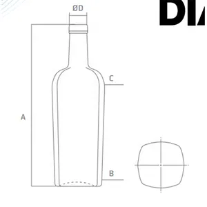 Professional manufacturers supply 700ml amber beer glass bottles