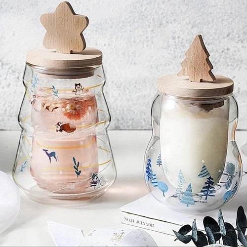 Customized hot selling wholesale custom glass jars with good quality