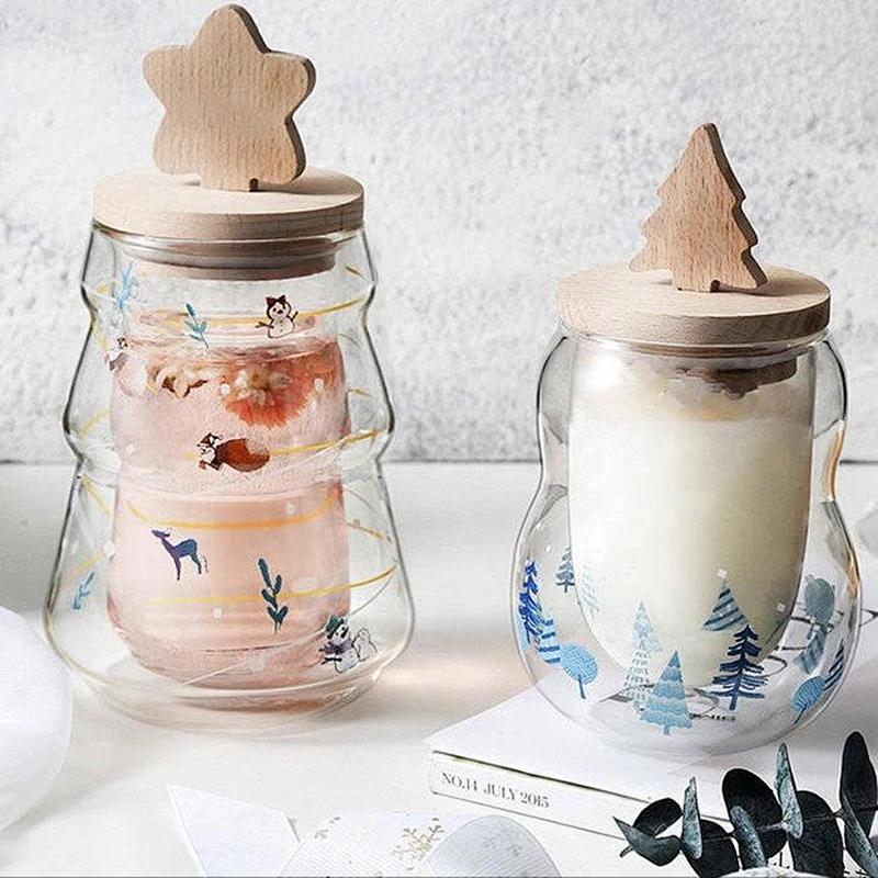 Customized hot selling wholesale custom glass jars with good quality