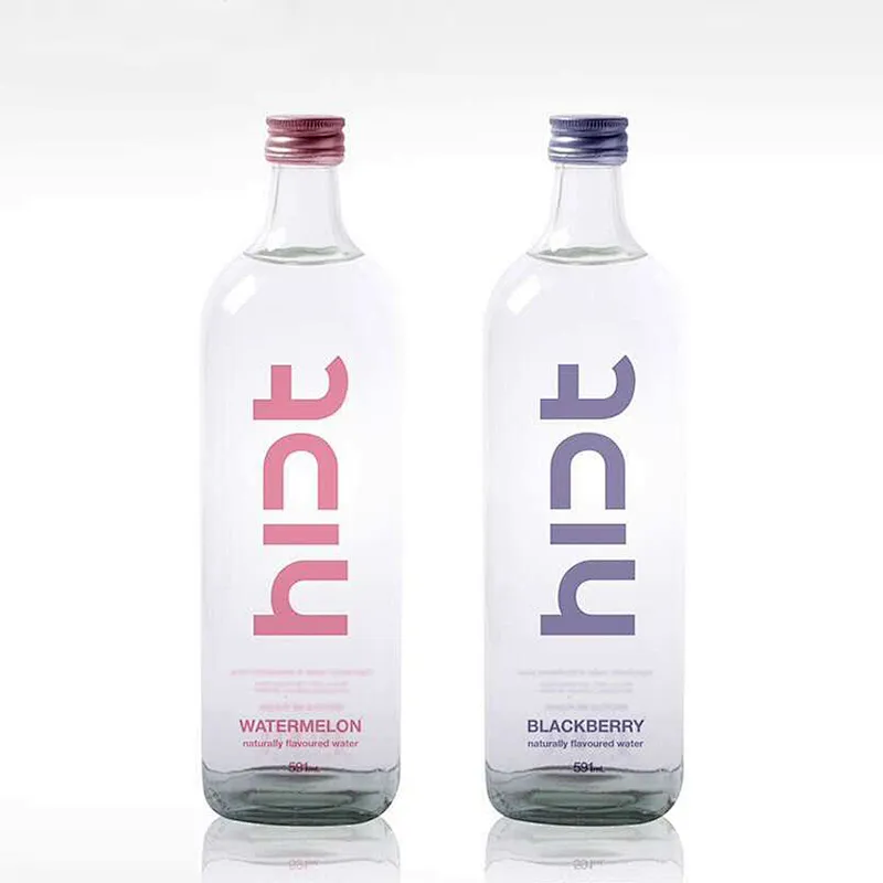 Custom design fancy glasses water bottle with infuser