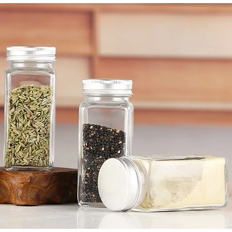 wholesale exquisite airtight oil bottle decorative glass storage jar