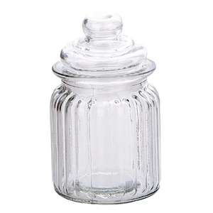 High capacity fancy candy glass jars factory wholesalers