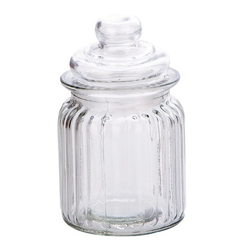High capacity fancy candy glass jars factory wholesalers