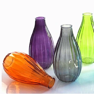 Worth buying oval shaped flower green glass ball vase