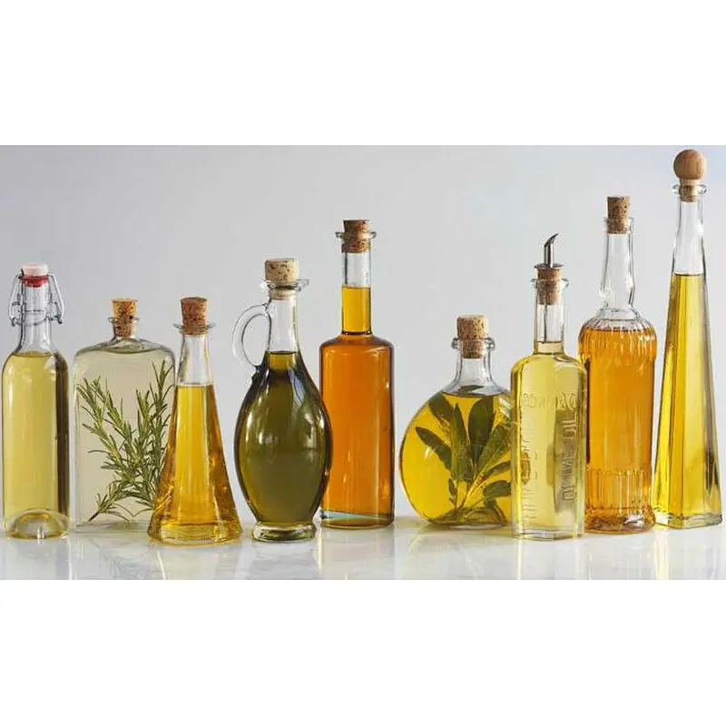 High quality easy open end cooking glass olive oil bottle for kitchen