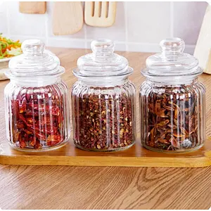 High capacity fancy candy glass jars factory wholesalers