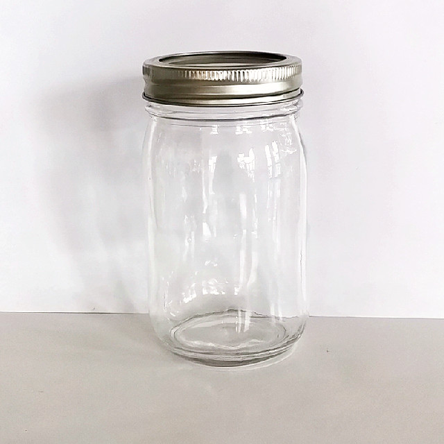 empty mason jar