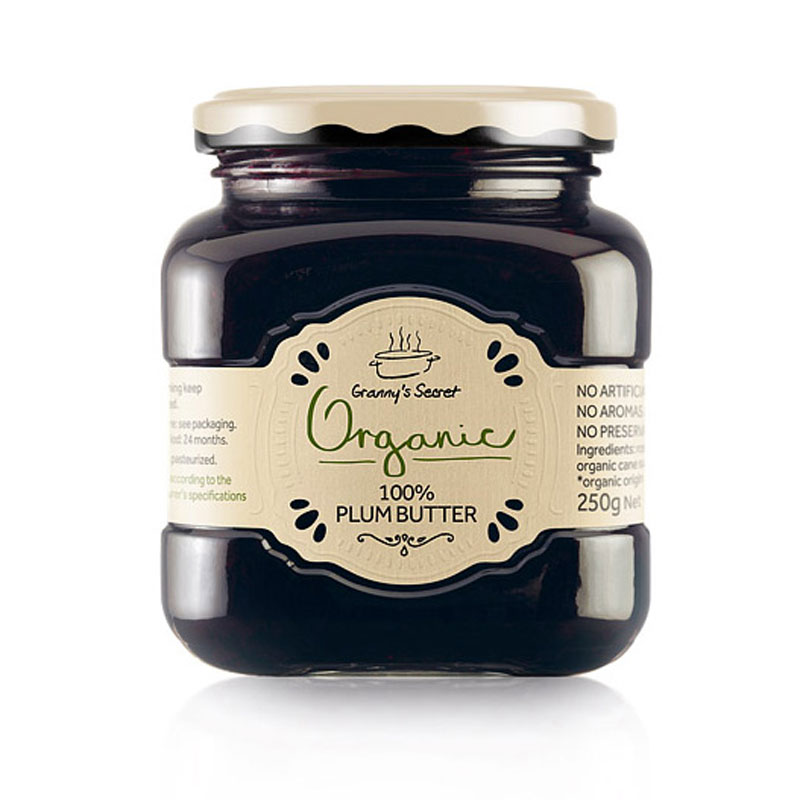 glass jar with metal closure for jam