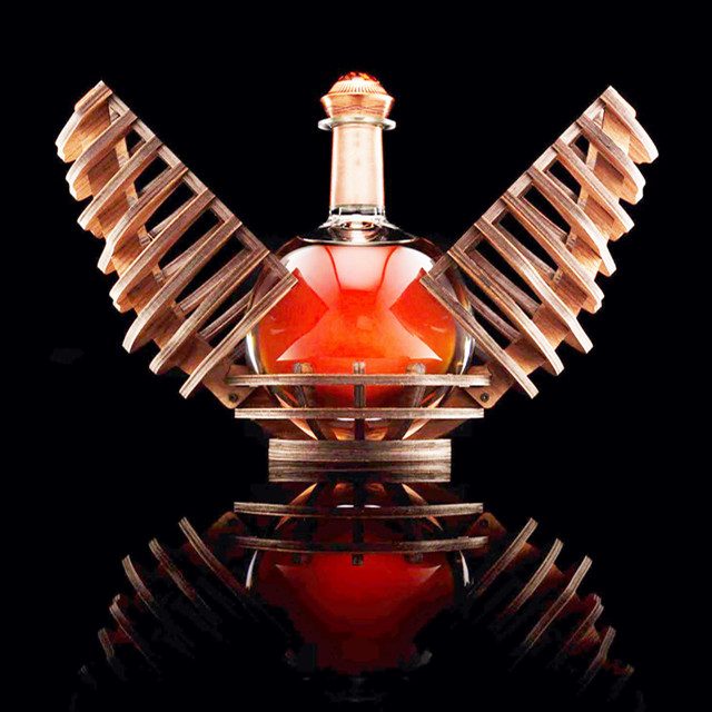 Tequila glass bottle