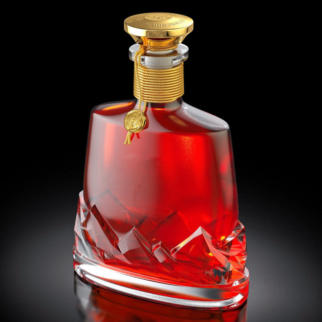 bottle with cork lid