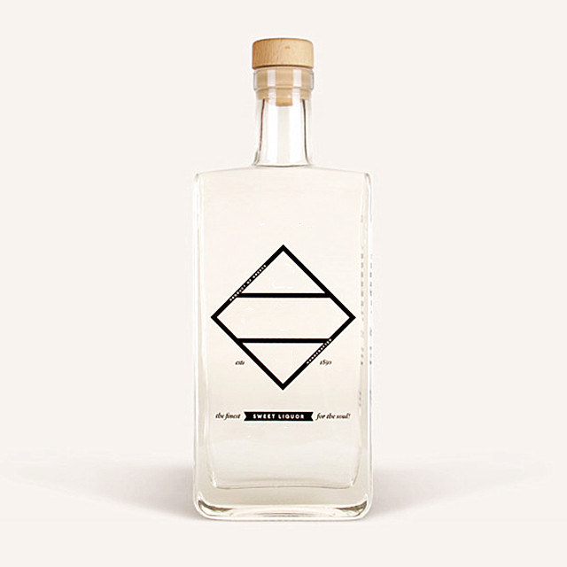 liquor glass bottle 500ml
