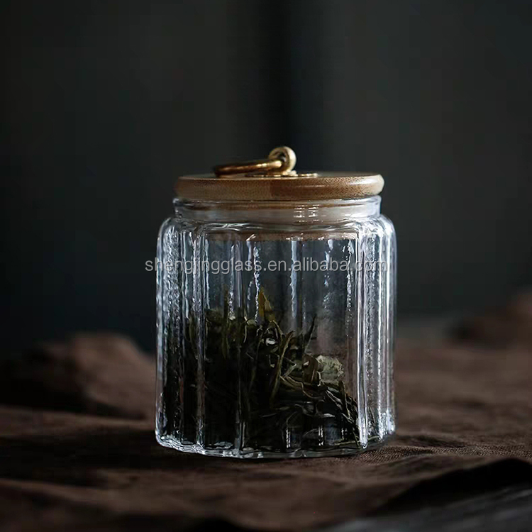 pyrex glass jar
