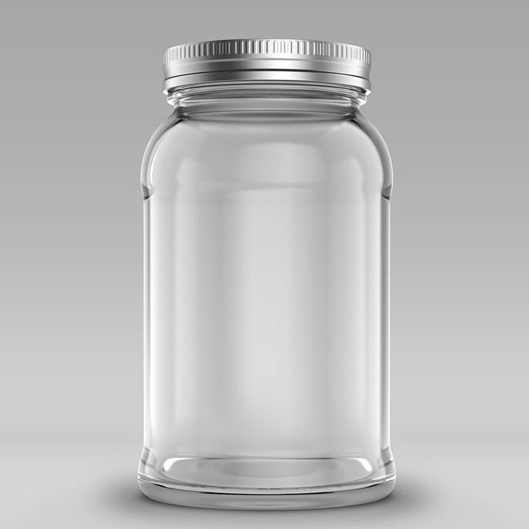 airtight glass jar with lid