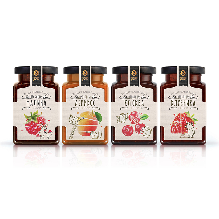 500ml jam glass jar