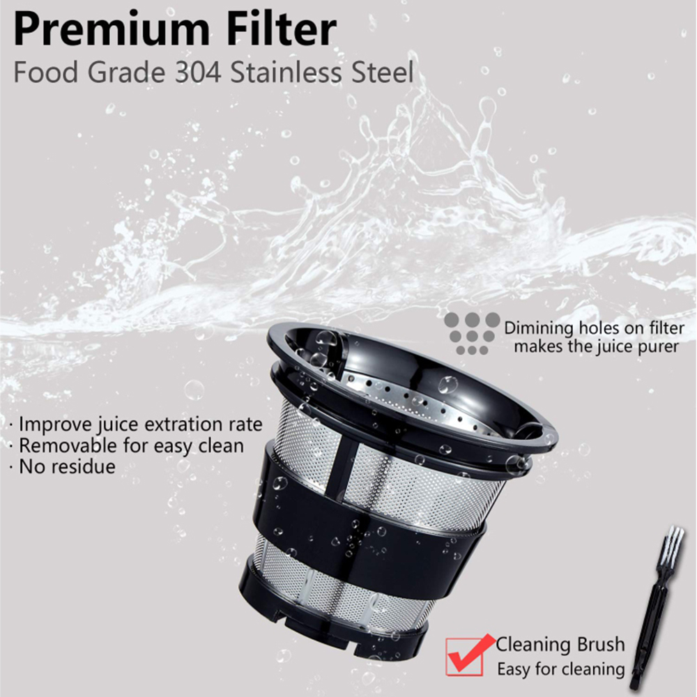 Manufacturer Kitchen fruit vegetable slow cold press juicer for hotel restaurant office using --Picture 5