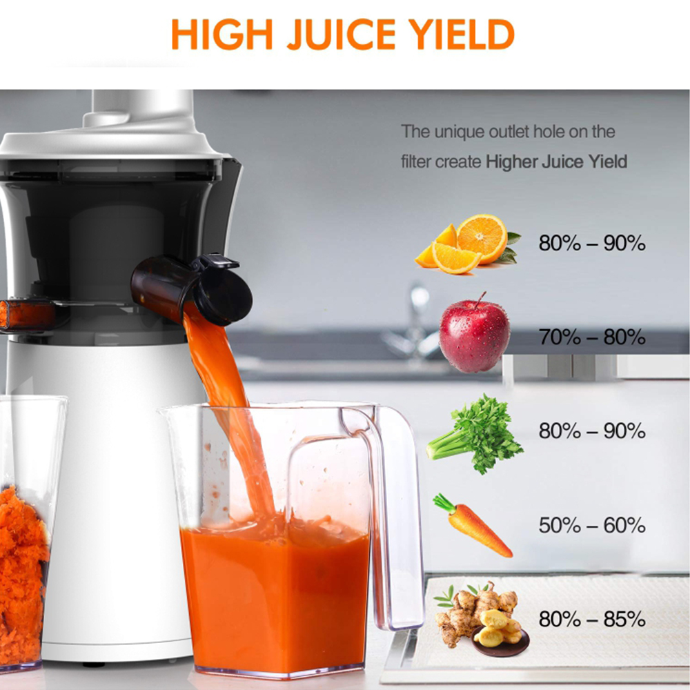 2021 amazon hot sale anti-oxidation vertical Tritan Auger slow juicer 200w --Picture 4