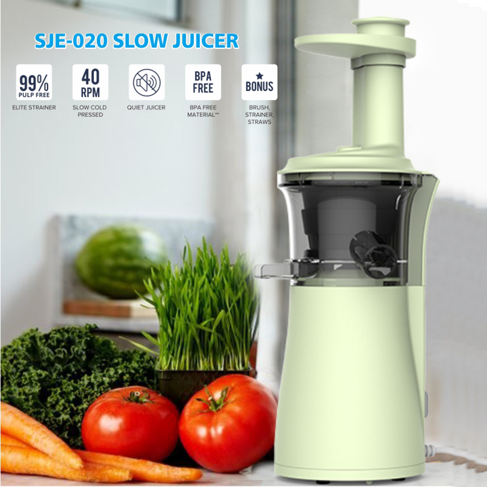 2021 amazon hot sale anti-oxidation vertical Tritan Auger slow juicer 200w --Picture 2