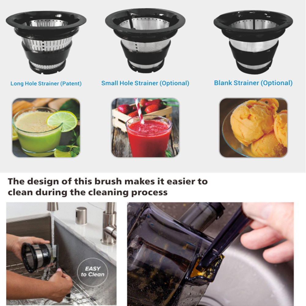 Manufacturer Kitchen fruit vegetable slow cold press juicer for hotel restaurant office using --Picture 6