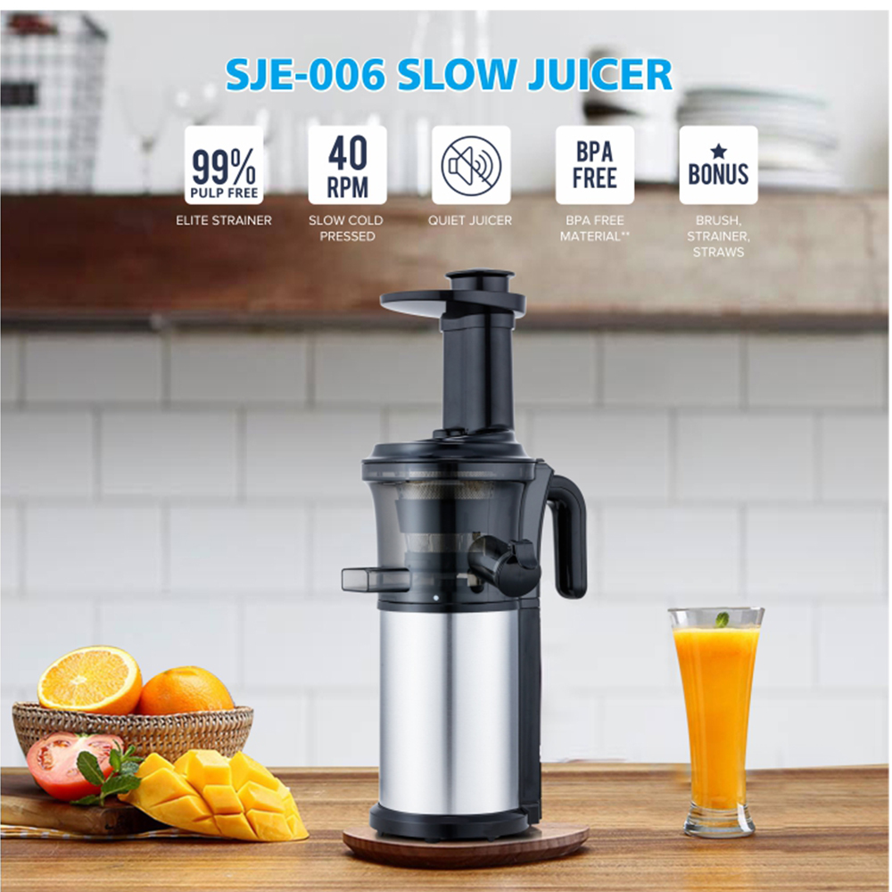 Manufacturer Kitchen fruit vegetable slow cold press juicer for hotel restaurant office using --Picture 2