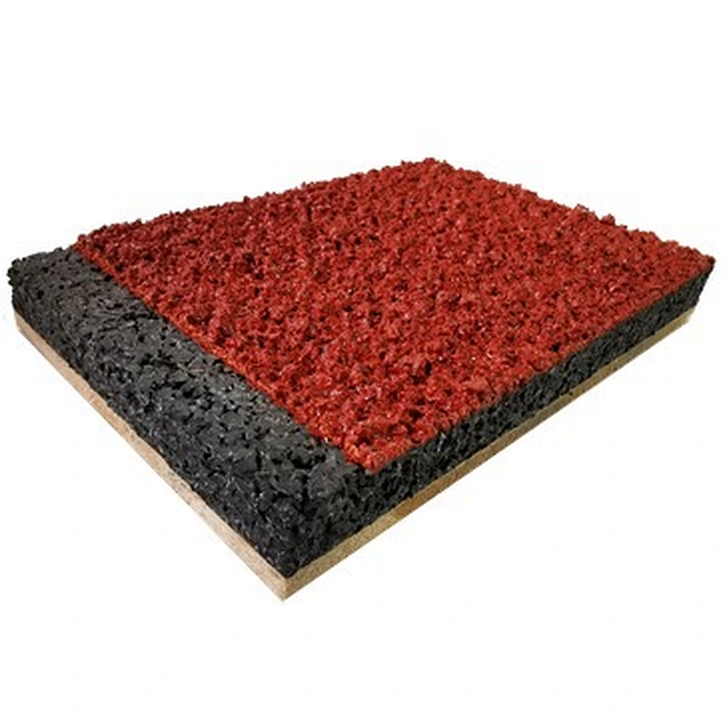 Spray-coat running track system