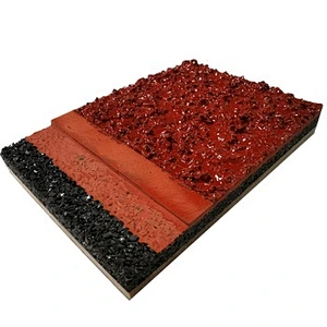 Sandwich Running Track System