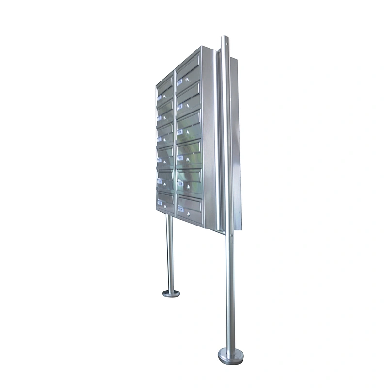 Wrought Stainless Steel Free Standing Residential Mailboxes With Posts