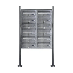 Wrought Stainless Steel Free Standing Residential Mailboxes With Posts
