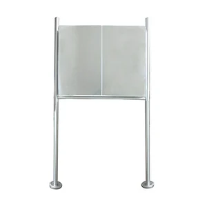 Wrought Stainless Steel Free Standing Residential Mailboxes With Posts