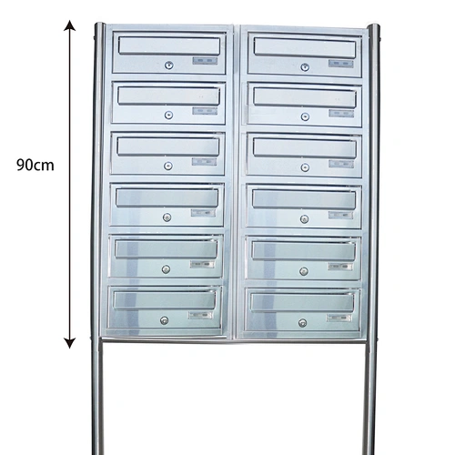 Wrought Stainless Steel Free Standing Residential Mailboxes With Posts