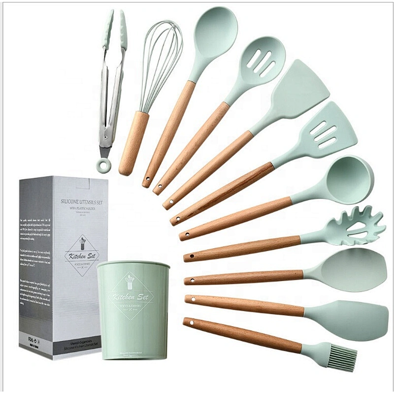 kitchen accessories set stainless steel COOK utensil cookware set with bone handle BBQ utensils set