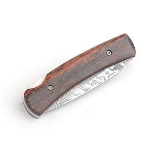 Folding Damascus Pocket Knife