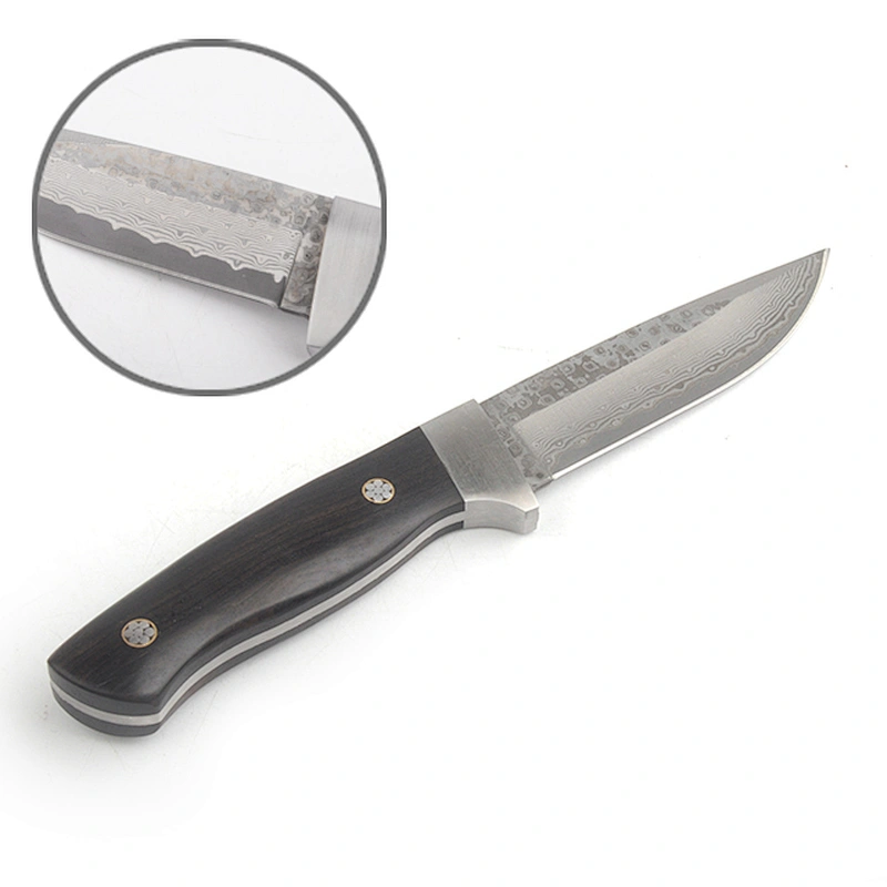 Folding Damascus Pocket Knife Handmade