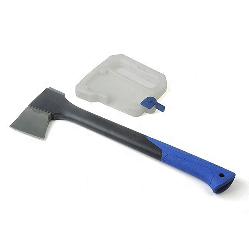 Mini professional survival camping hatchet axe with fiberglass handle