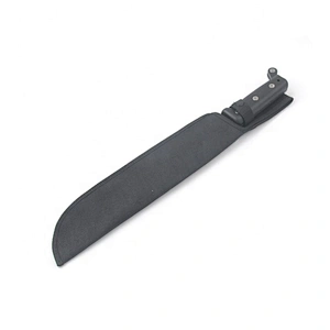 Black Coating Stainless Steel  Outdoor Survival Hunting Machete With PP Handle