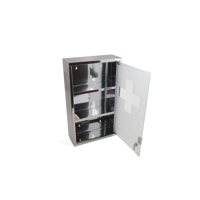 Latest lockable metal first aid medical box for home or hospital