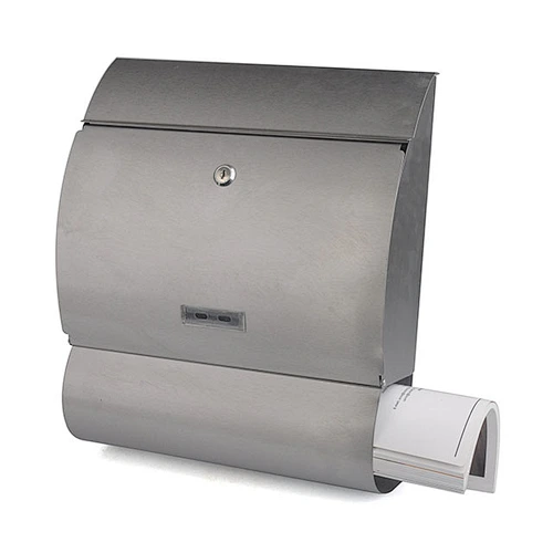mailbox outdoor stainless steel mailbox wall mounted