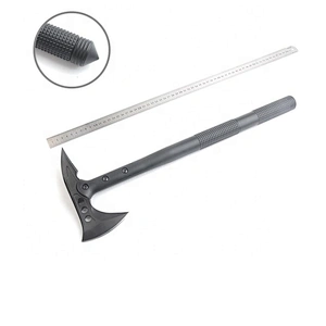 Multi-Purpose Stainless Steel Black Coating Hatchet Axe with Fiberglass Handle