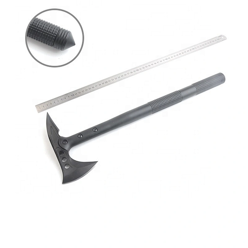 Multi-Purpose Stainless Steel Black Coating Hatchet Axe with Fiberglass Handle