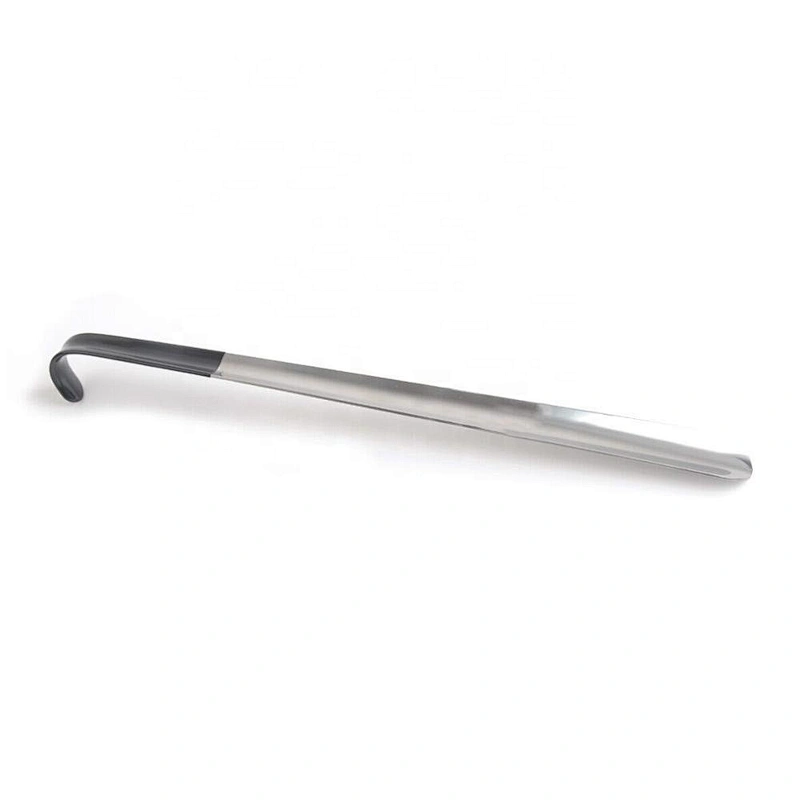 Amazon Hot Sale Novelty metal long stainless steel shoe horn with custom logo