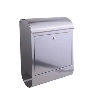 Stainless steel Waterproof  High Security Steel Locking Wall Mounted Mailbox-Office Comment Letter Deposit, Drop Box
