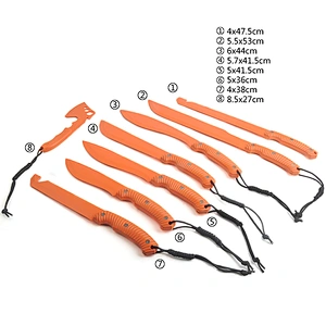 7pcs outdoor knife set with in plastic case