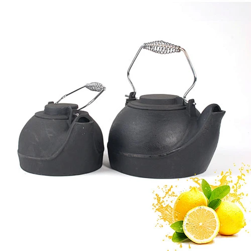 Hot selling good quality metal cast iron oil tea milk pot for cookware sets