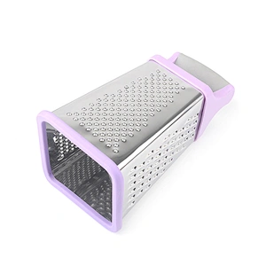 Chinese 4 sides cheese food  grater  stainless steel grater with handle