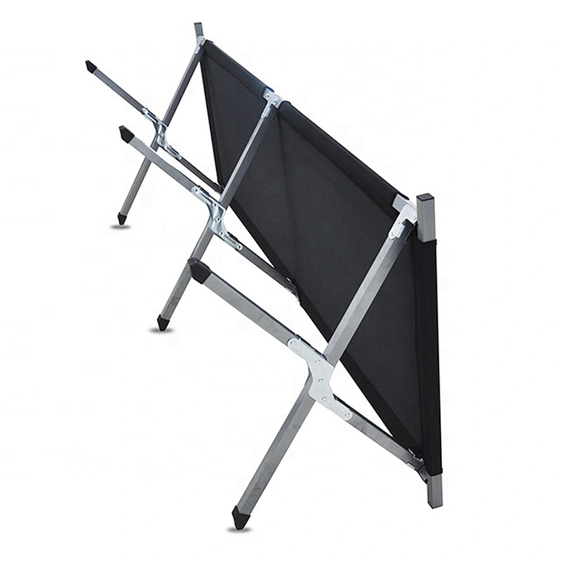 The unit weight 300 catties foldable army camping bed with carry bag