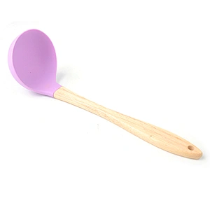 kitchenware spatula utensil sets Silicone 6pcs Kitchen Cooking utensil set with wood handle