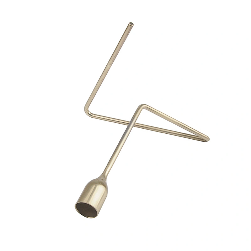 Dinner rose gold metal candle holder customized tall candlestick