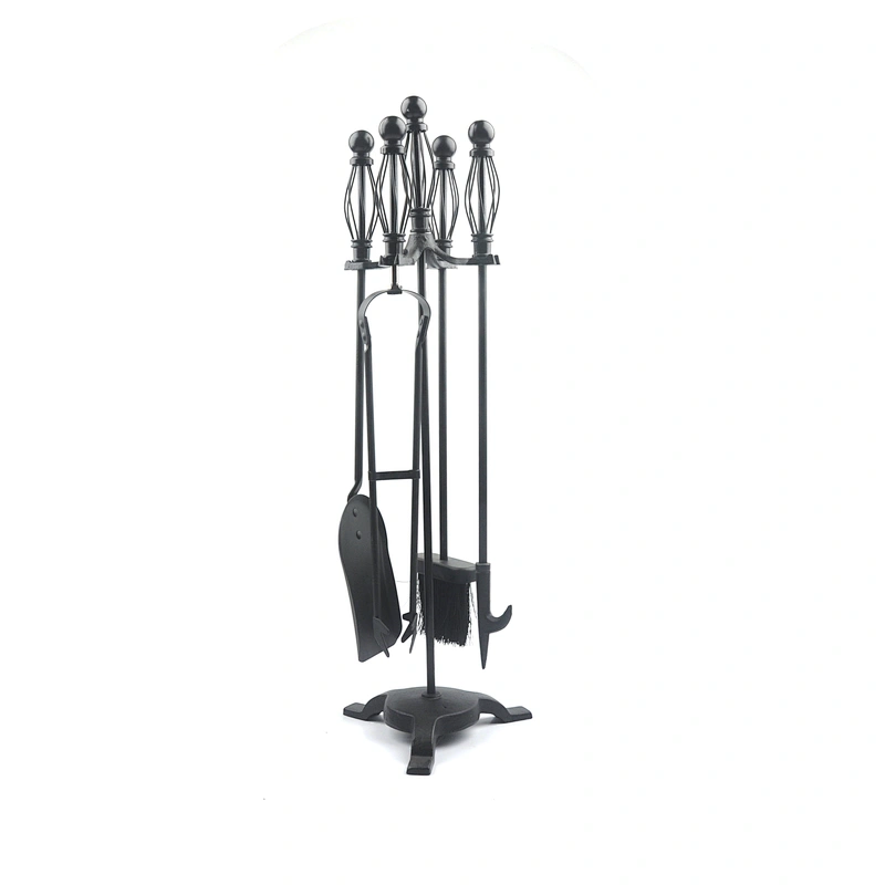 Hot selling indoor metal fireplace tool accessory fireplace 4pcs set