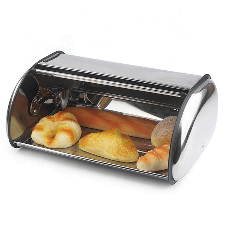 Kitchen metal canister Stainless Steel Bread Box for kitchen, bread bin, bread storage Bread holder
