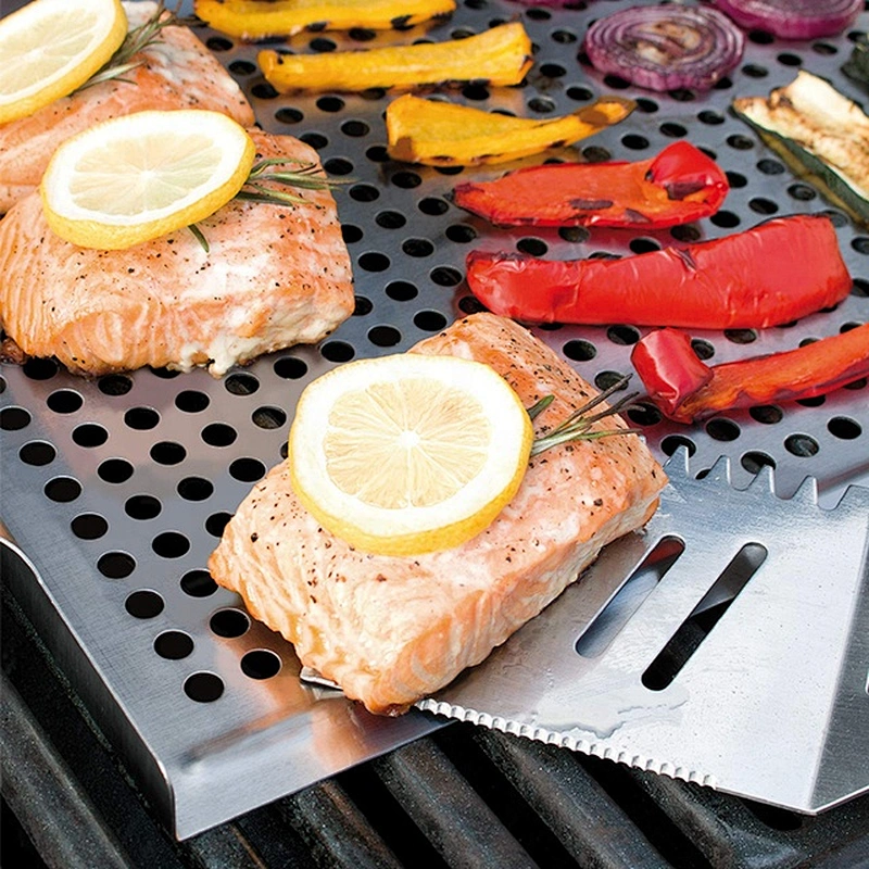 Easy to use  hot selling stainless steel BBQ tools set 3pcs with BBQ nylon bag